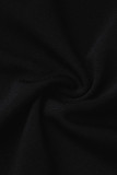 Black Sexy Sportswear Solid Patchwork Zipper Collar Skinny Jumpsuits