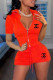 Red Fashion Casual Print Patchwork Mandarin Collar Short Sleeve Two Pieces