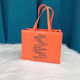 Orange Fashion Simplicity Letter Zipper Bags