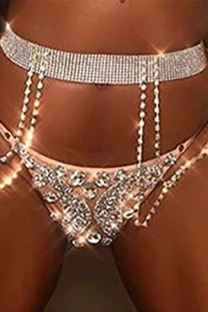 Gold Sexy Patchwork Tassel Metal Accessories Decoration Waist Chain