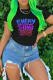 Black Fashion Casual Letter Print Basic O Neck T-Shirts