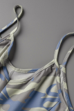 Camouflage Sexy Camouflage Print Patchwork Spaghetti Strap Harlan Jumpsuits