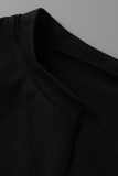 White Fashion Print Make Old V Neck T-Shirts