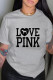 Grey Fashion Casual Print Letter O Neck T-Shirts