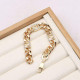 Gold Fashion Simplicity Letter Chains Bracelets