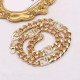 Gold Fashion Street Letter Chains Necklaces