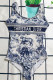 Blue Fashion Sexy Print Backless Swimwears
