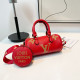 Red Fashion Simplicity Print Patchwork Bags