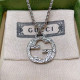 Silver Fashion Vintage Letter Chains Necklaces
