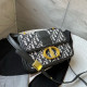 Black White Fashion Street Letter Patchwork Bags