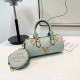 Light Green Fashion Simplicity Print Patchwork Bags