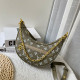 Light Green Fashion Street Print Chains Bags
