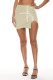 Apricot Fashion Casual Print Slit Skinny High Waist Skirt