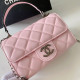 Pink Fashion Casual Letter Chains Bags