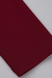 Purple Fashion Sexy Solid Patchwork Backless Oblique Collar Evening Dress