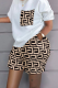 Yellow Casual Print Patchwork O Neck Short Sleeve Two Pieces