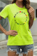 Fruit Green Fashion Casual Print Basic O Neck T-Shirts