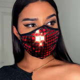 Red Fashion Casual Print Face Protection
