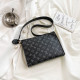 Black Fashion Street Print Patchwork Bags