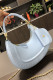 Baby Blue Fashion Street Solid Letter Bags