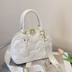 White Fashion Casual Print Letter Bags