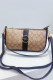 Black Fashion Street Letter Patchwork Bags