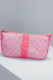 Pink Fashion Street Letter Patchwork Bags