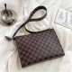 Dark Coffee Fashion Street Print Patchwork Bags