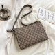Khaki Fashion Street Print Patchwork Bags