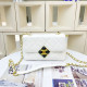 White Fashion Simplicity Letter Chains Bags