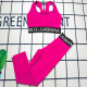 Rose Red Fashion Sexy Letter Patchwork Swimwears