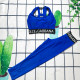 Blue Fashion Sexy Letter Patchwork Swimwears