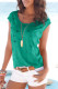 Green Fashion Casual Print The stars O Neck T-Shirts