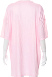 Pink Casual Print Patchwork O Neck Straight Dresses