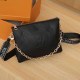 Black Fashion Street Print Chains Letter Bags