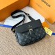 Black Fashion Vintage Print Patchwork Letter Bags