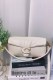 White Fashion Street Solid Patchwork Bags