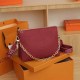 Burgundy Fashion Street Print Chains Letter Bags