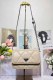 Khaki Fashion Simplicity Solid Chains Bags