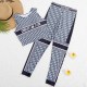 Black Fashion Sexy Letter Patchwork Swimwears
