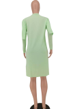 Pink Casual Solid Patchwork V Neck Short Sleeve Two Pieces