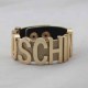 Beige Fashion Street Letter Patchwork Bracelets