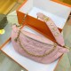 Pink Fashion Street Letter Chains Bags
