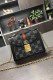 Black Fashion Casual Letter Patchwork Bags