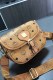 Yellow Fashion Vintage Letter Patchwork Bags