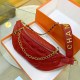Red Fashion Street Letter Chains Bags
