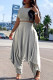 Grey Casual Solid Patchwork O Neck Short Sleeve Two Pieces