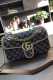 Deep Blue Fashion Casual Letter Chains Bags