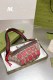 Khaki Fashion Street Letter Patchwork Bags