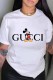 White Fashion Casual Character Print Letter O Neck T-Shirts